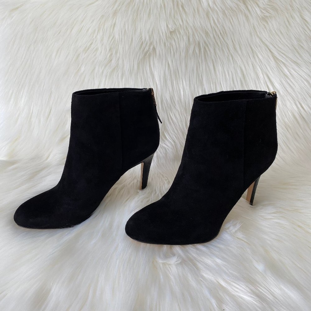 Sam Edelman "Kourtney" Black Suede Bootie 7.5 NWT